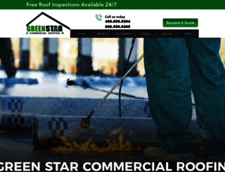 greenstarcommercialroofing.com screenshot