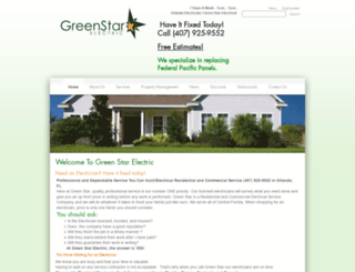 greenstarelectrical.com screenshot