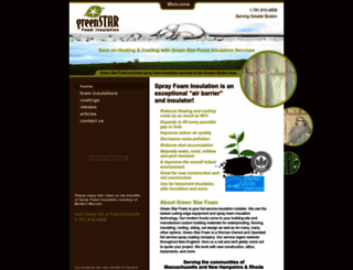 greenstarfoam.com screenshot