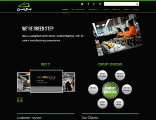 greenstepshoes.com screenshot