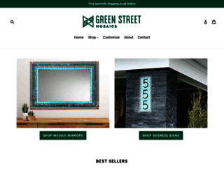 greenstreetmosaics.com screenshot