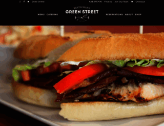 greenstreetrestaurant.com screenshot