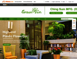 greensungarden.en.alibaba.com screenshot