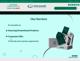 greenswealthcorp.com screenshot