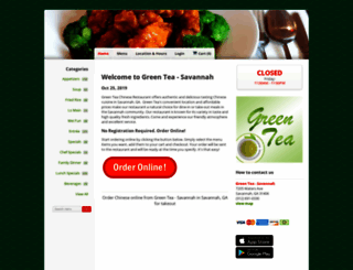 greenteasavannahga.com screenshot