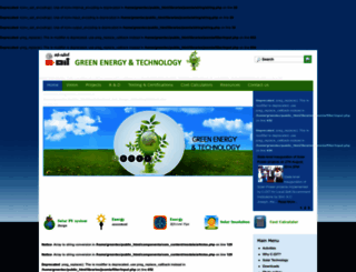 greentech.cdit.org screenshot