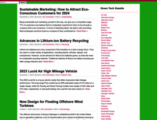greentechgazette.com screenshot
