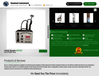 greentechinstruments.co.in screenshot