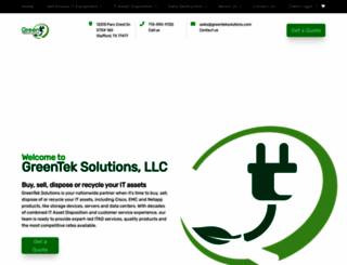 greenteksolutionsllc.com screenshot