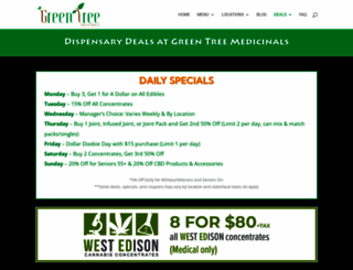 greentreemedicinals.com screenshot