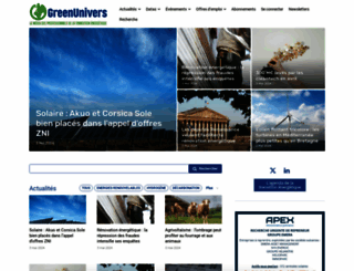 greenunivers.com screenshot