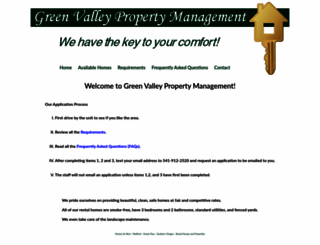 greenvalleypropertymgmt.com screenshot