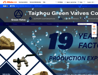 greenvalve.en.alibaba.com screenshot