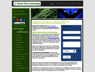 greenview-landscaping.com screenshot