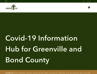 greenville-and-bond-county-covid19-response-greenville.hub.arcgis.com screenshot