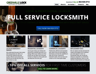 greenville-locksmiths.com screenshot