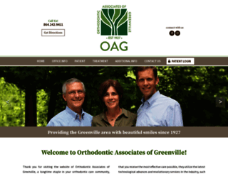 greenvillebraces.com screenshot