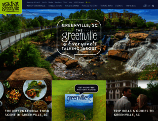 greenvillecvb.com screenshot