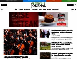 greenvillejournal.com screenshot