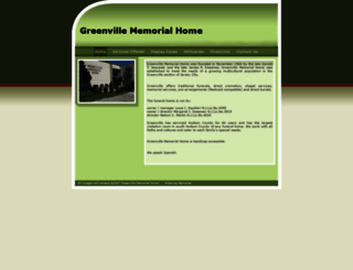 greenvillememorialhome.com screenshot