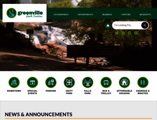 greenvillesc.gov screenshot