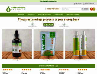 greenvirginproducts.com screenshot
