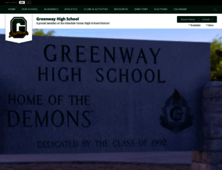 greenway.guhsdaz.org screenshot