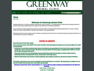 greenwayanimalclinic.com screenshot