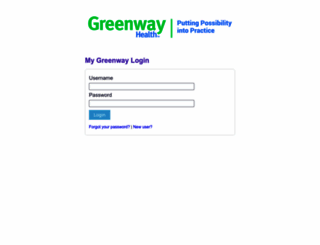 greenwayhealth.force.com screenshot