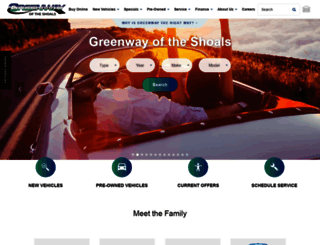 greenwayoftheshoals.com screenshot