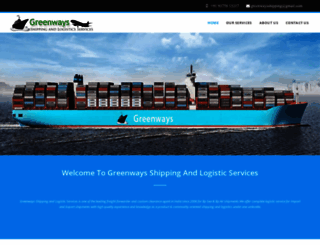 greenwaysshipping.com screenshot