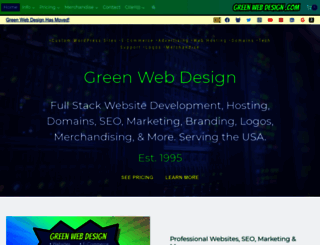 greenwebdesign.com screenshot