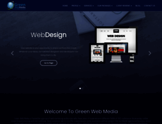 greenwebmedia.co.in screenshot