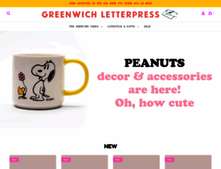 greenwichletterpressshop.com screenshot