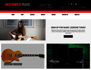 greenwichmusic.com screenshot