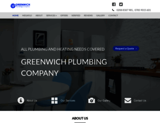 greenwichplumbingcompany.co.uk screenshot