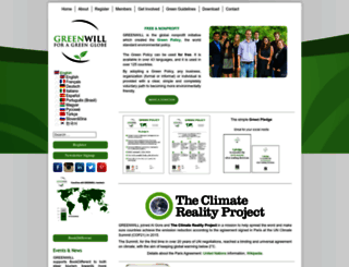 greenwill.org screenshot