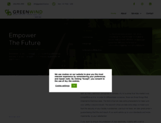 greenwindelectrical.com screenshot