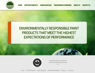 greenwisepaint.com screenshot