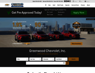 greenwoodchevrolet.com screenshot