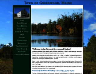 greenwoodmaine.org screenshot