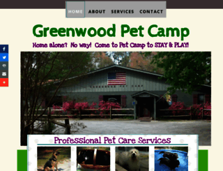 greenwoodpetcamp.com screenshot