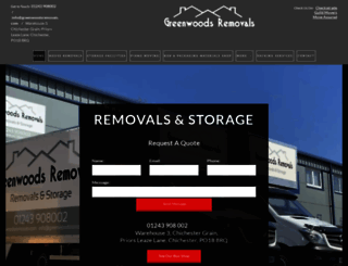 greenwoodsremovals.com screenshot
