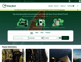 greenwoodtravel.com screenshot