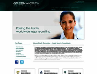 greenworthrecruiting.com screenshot