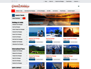 greetholidays.com screenshot