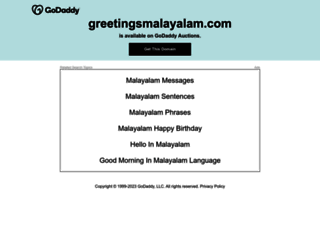 greetingsmalayalam.com screenshot