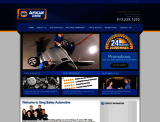 gregbaileyautomotive.com screenshot