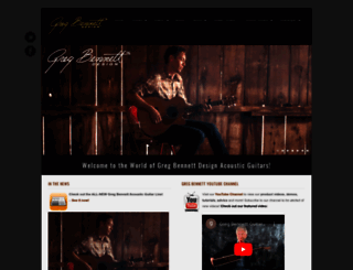 gregbennettguitars.com screenshot