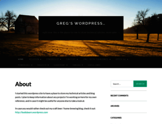 gregbesso.wordpress.com screenshot
